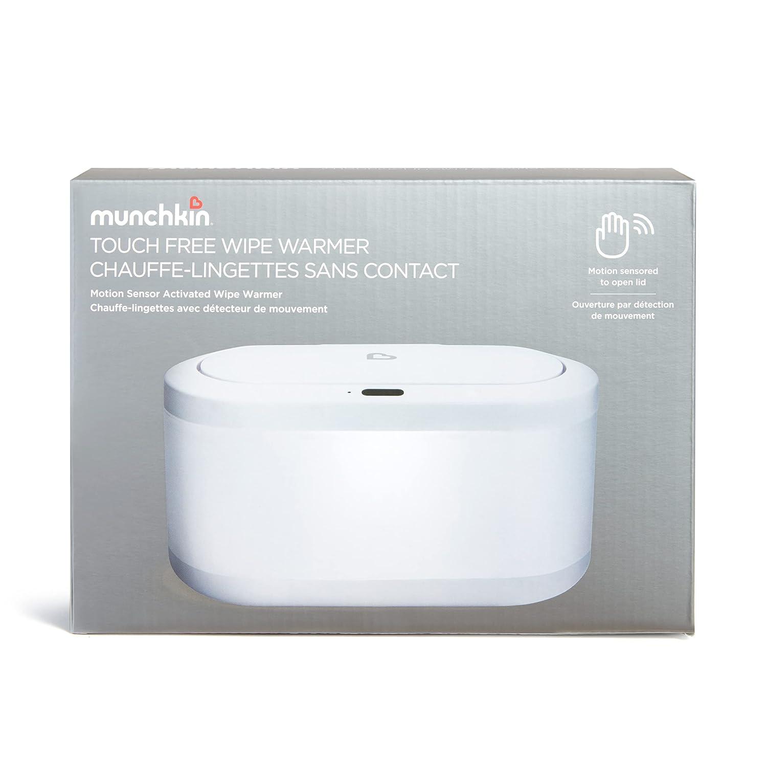 imageMunchkin STEP Diaper Pail Powered by Arm ampamp Hammer and Touch Free Baby Wipe Warmer
