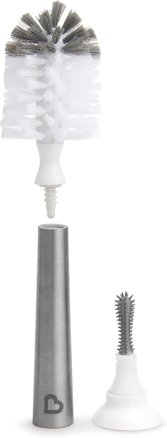 imageMunchkin Shine Stainless Steel Bottle Brush and Refill Brush Head110g