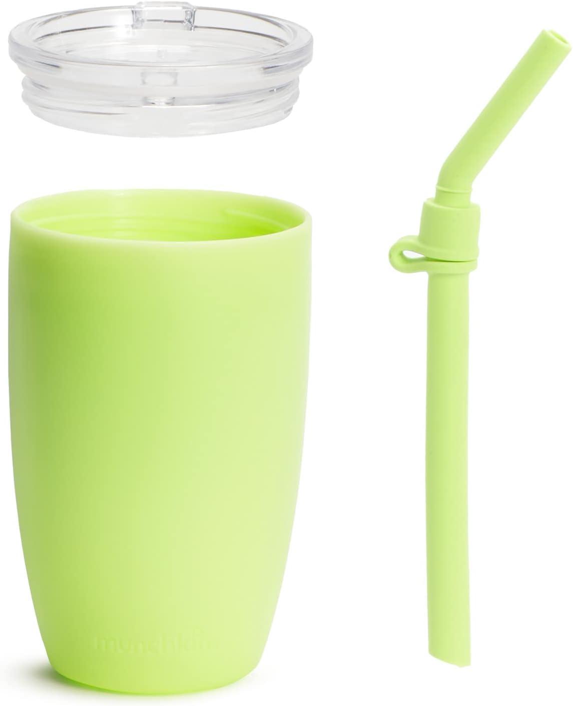 imageMunchkin Simple Clean Toddler Sippy Cup Tumbler with Easy Clean Straw 10 Ounce 2 Pack BlueGreen10 Ounce