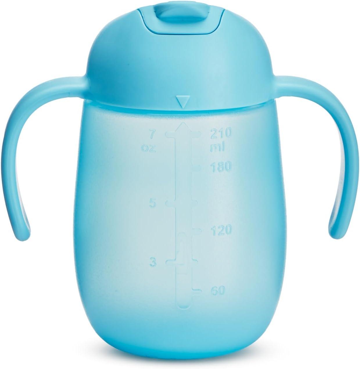 imageMunchkin Simple Clean Trainer Sippy Cup with Handles 6 Months 7 Ounce BlueGreenBlueGreen