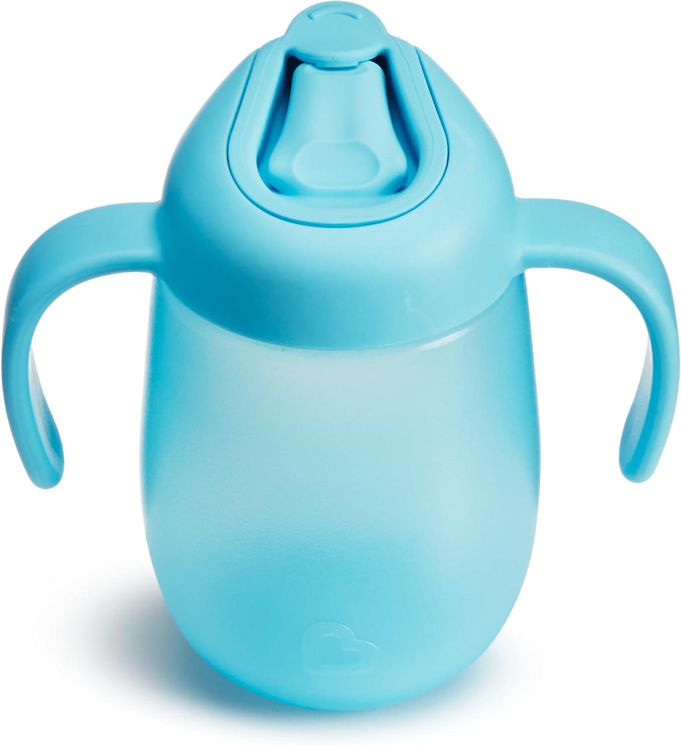 imageMunchkin Simple Clean Trainer Sippy Cup with Handles 6 Months 7 Ounce BlueGreenBluePink