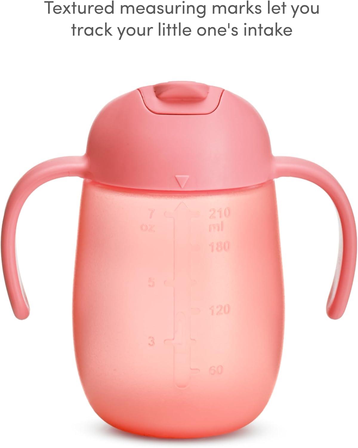 imageMunchkin Simple Clean Trainer Sippy Cup with Handles 6 Months 7 Ounce BlueGreenBluePink