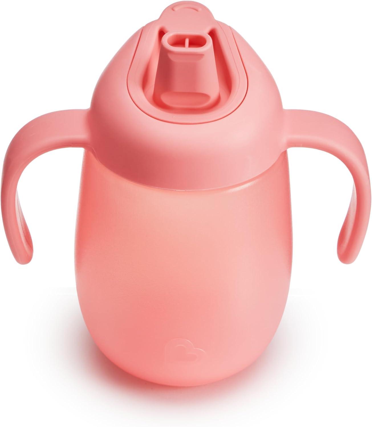 imageMunchkin Simple Clean Trainer Sippy Cup with Handles 6 Months 7 Ounce BlueGreenBluePink