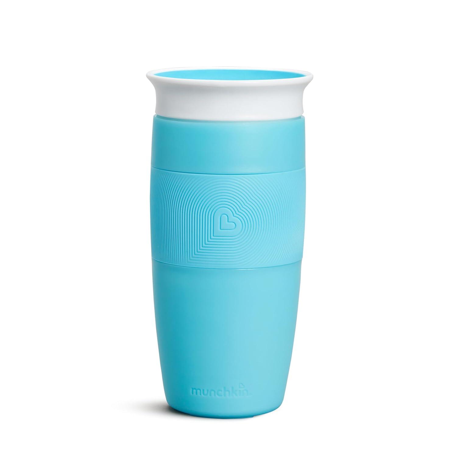 imageMunchkin Sippy Cup for Toddlers Miracle 360 Cup 14 Ounce GreenBlue