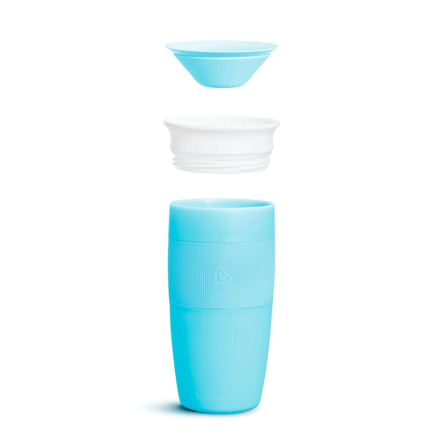 imageMunchkin Sippy Cup for Toddlers Miracle 360 Cup 14 Ounce GreenBlue