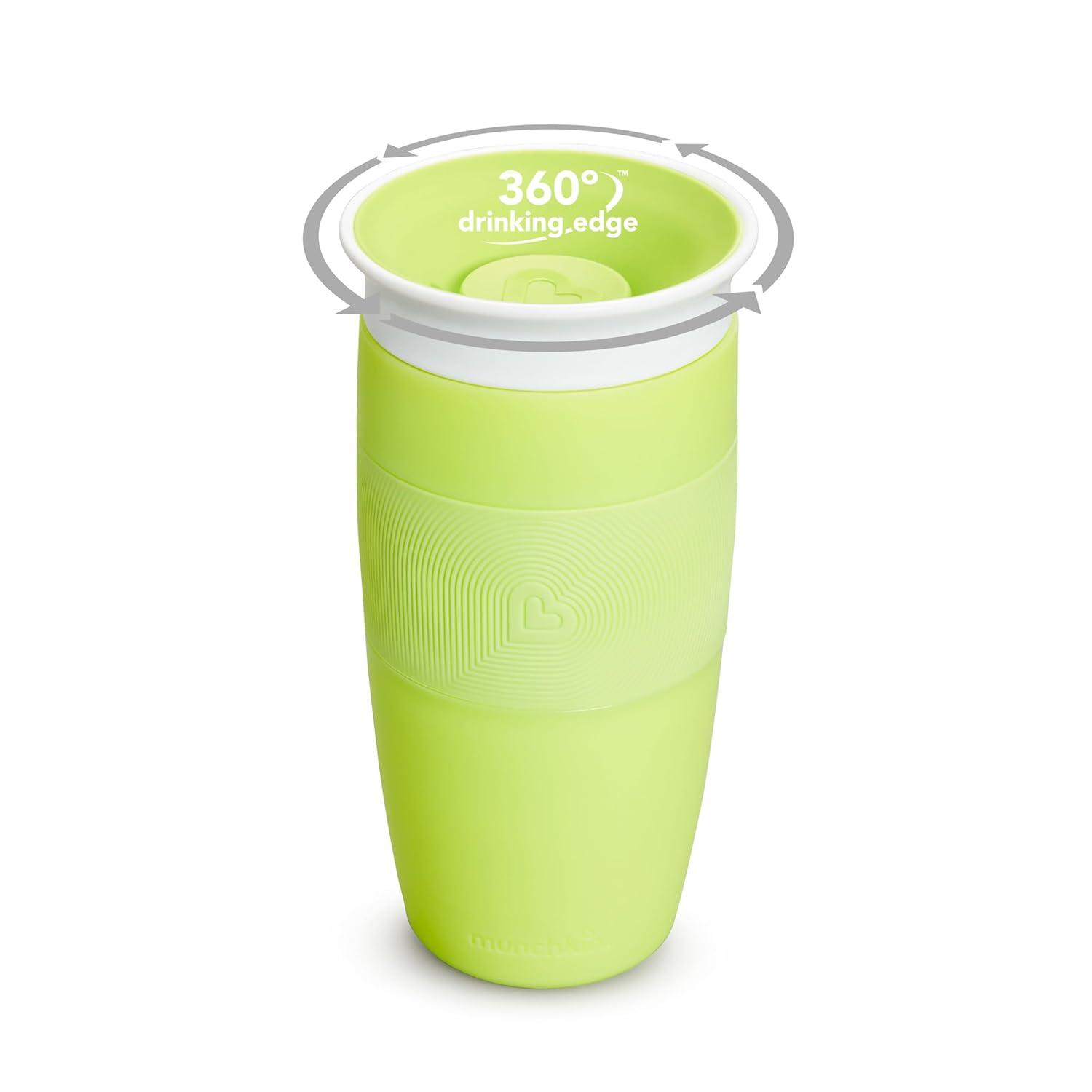 imageMunchkin Sippy Cup for Toddlers Miracle 360 Cup 14 Ounce GreenGreen