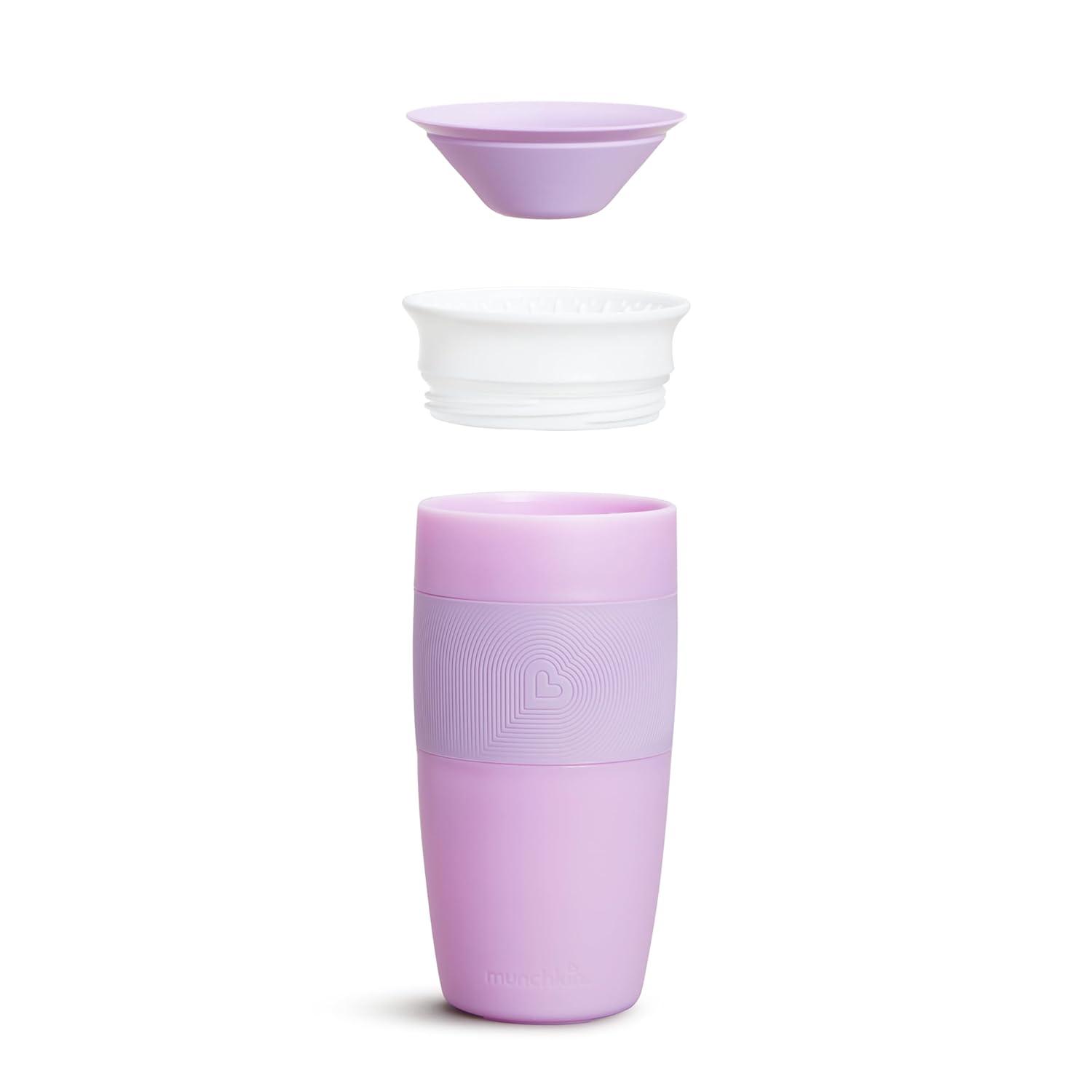 imageMunchkin Sippy Cup for Toddlers Miracle 360 Cup 14 Ounce GreenGreenPurple