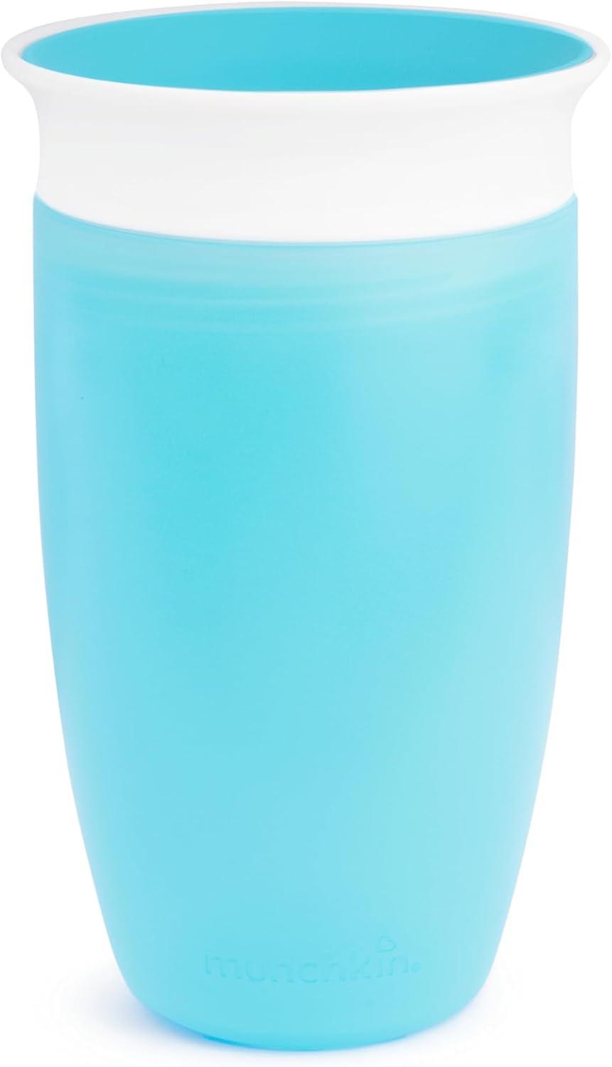 imageMunchkin Sippy Cups for Toddlers 13 Spill Proof Miracle 360 Cup 10 Ounce 2 Pack PinkPurpleBlue