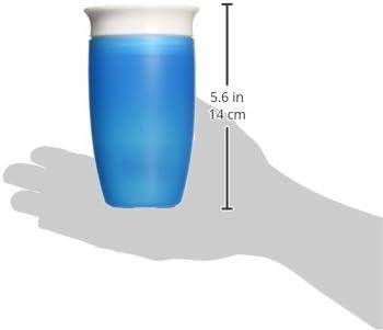 imageMunchkin Sippy Cups for Toddlers 13 Spill Proof Miracle 360 Cup 10 Ounce 2 Pack PinkPurpleBlueGreen