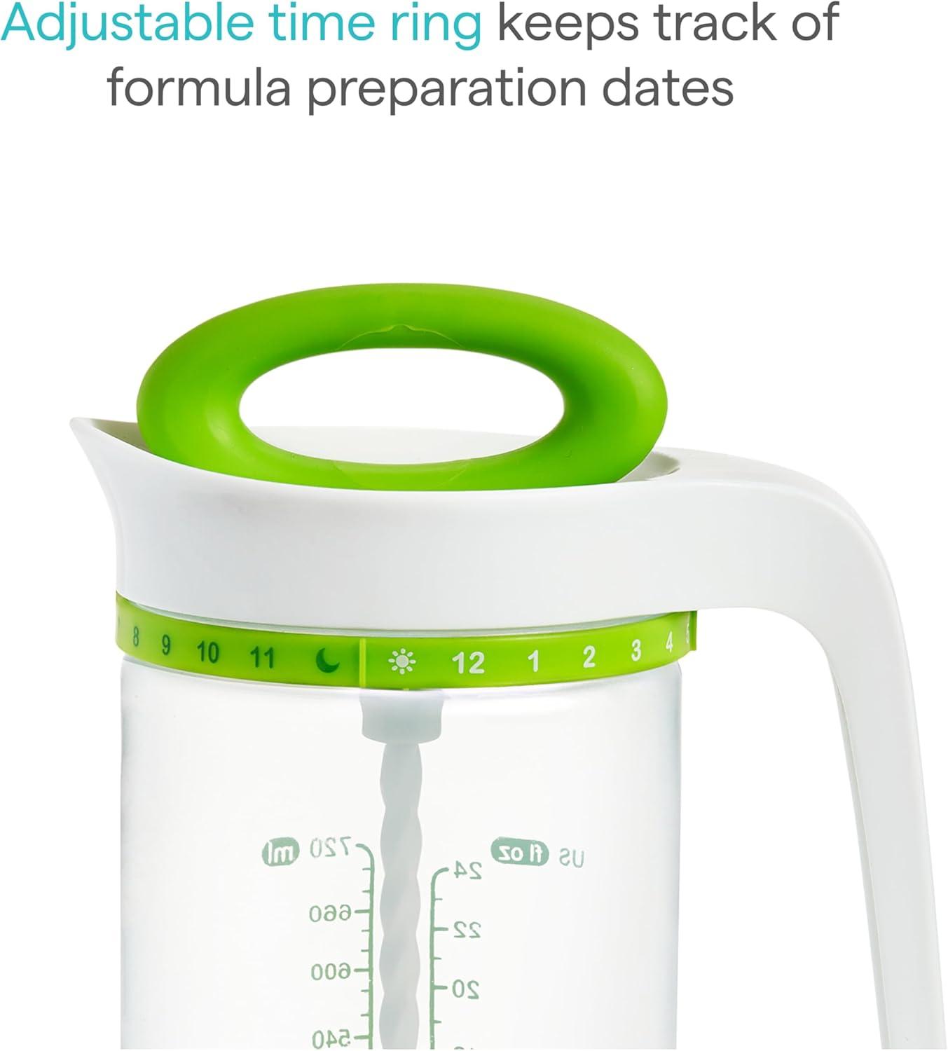 imageMunchkin Smart Blend Formula Mixing and Breast Milk Storage Pitcher 24 Ounce GreenPitcher