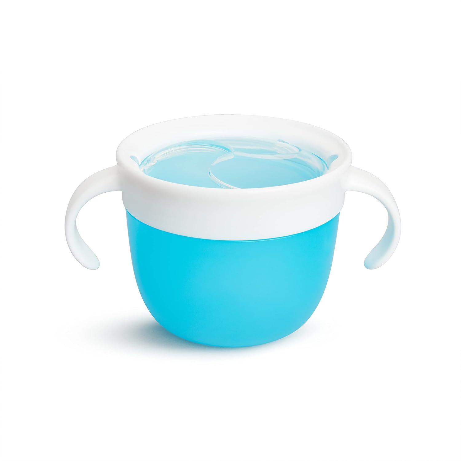 imageMunchkin Snack Catcher Toddler Snack Cups No Spil 2 Pack Containers BlueGreenBlueGreen