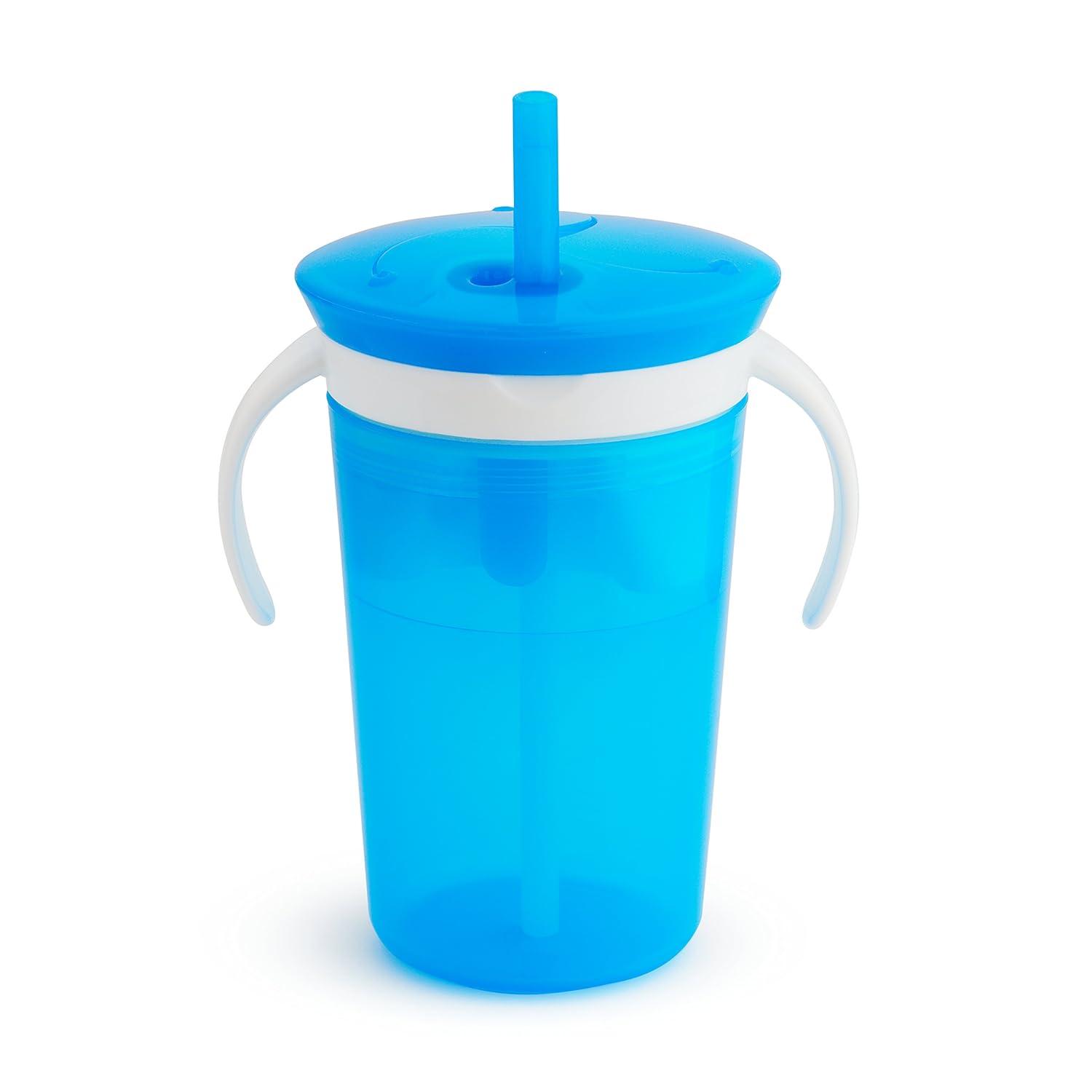 imageMunchkin SnackCatch ampamp Sip 2in1 Snack Catcher and 2 Piece SpillProof Cup Blue