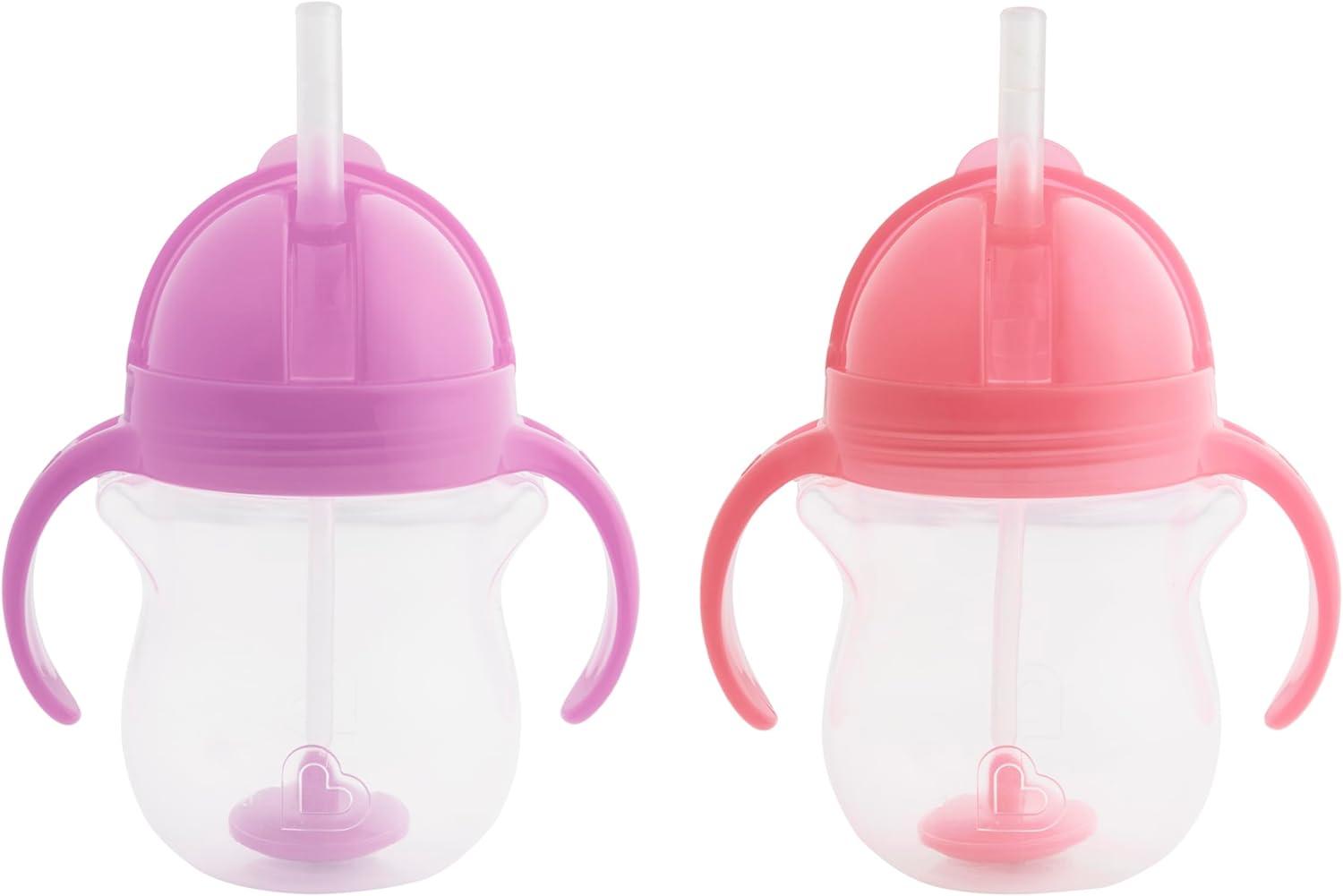 imageMunchkin Splash 4 Piece Toddler Divided Plate and Bowl Dining Set PinkPurple4 Piece Set