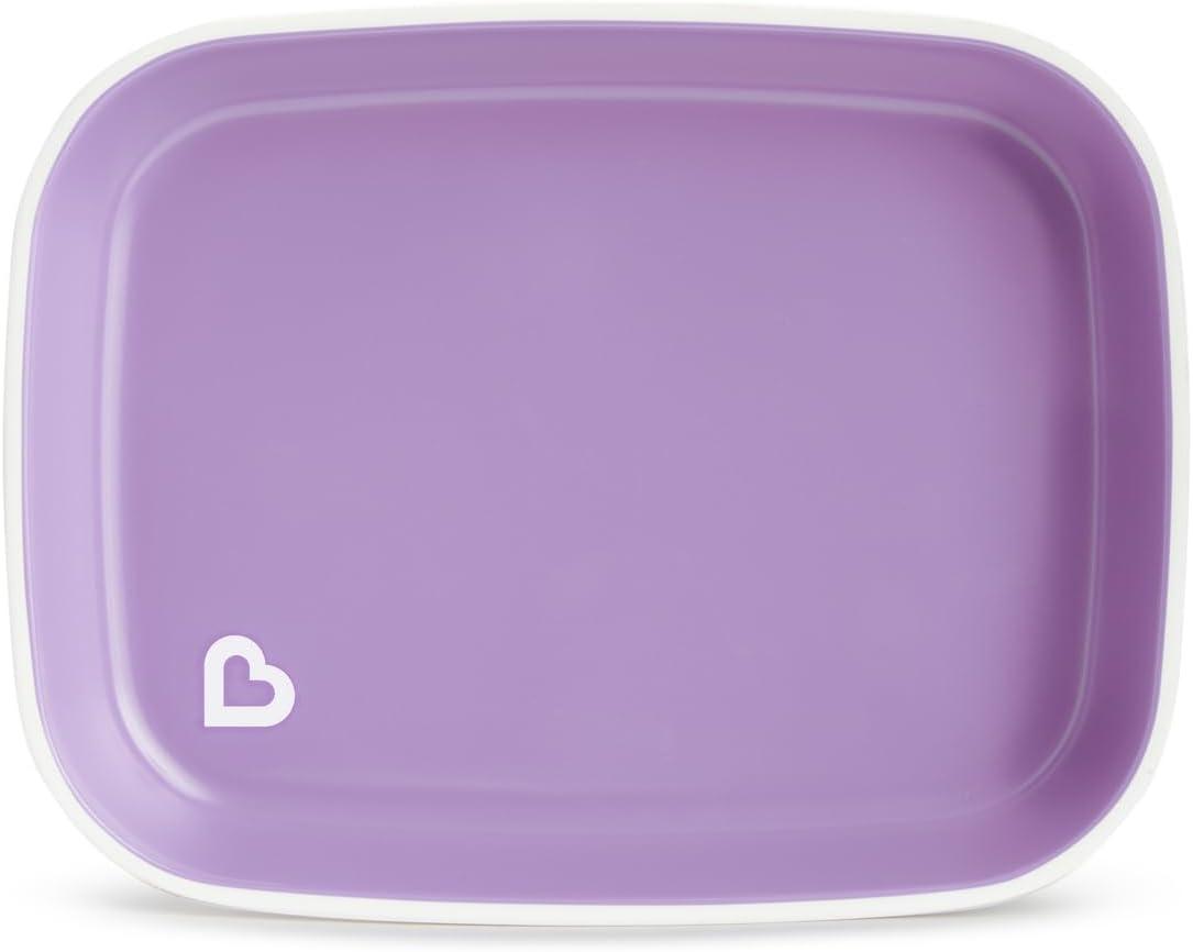 imageMunchkin Splash 4 Piece Toddler Plates BlueGreen4 Pack