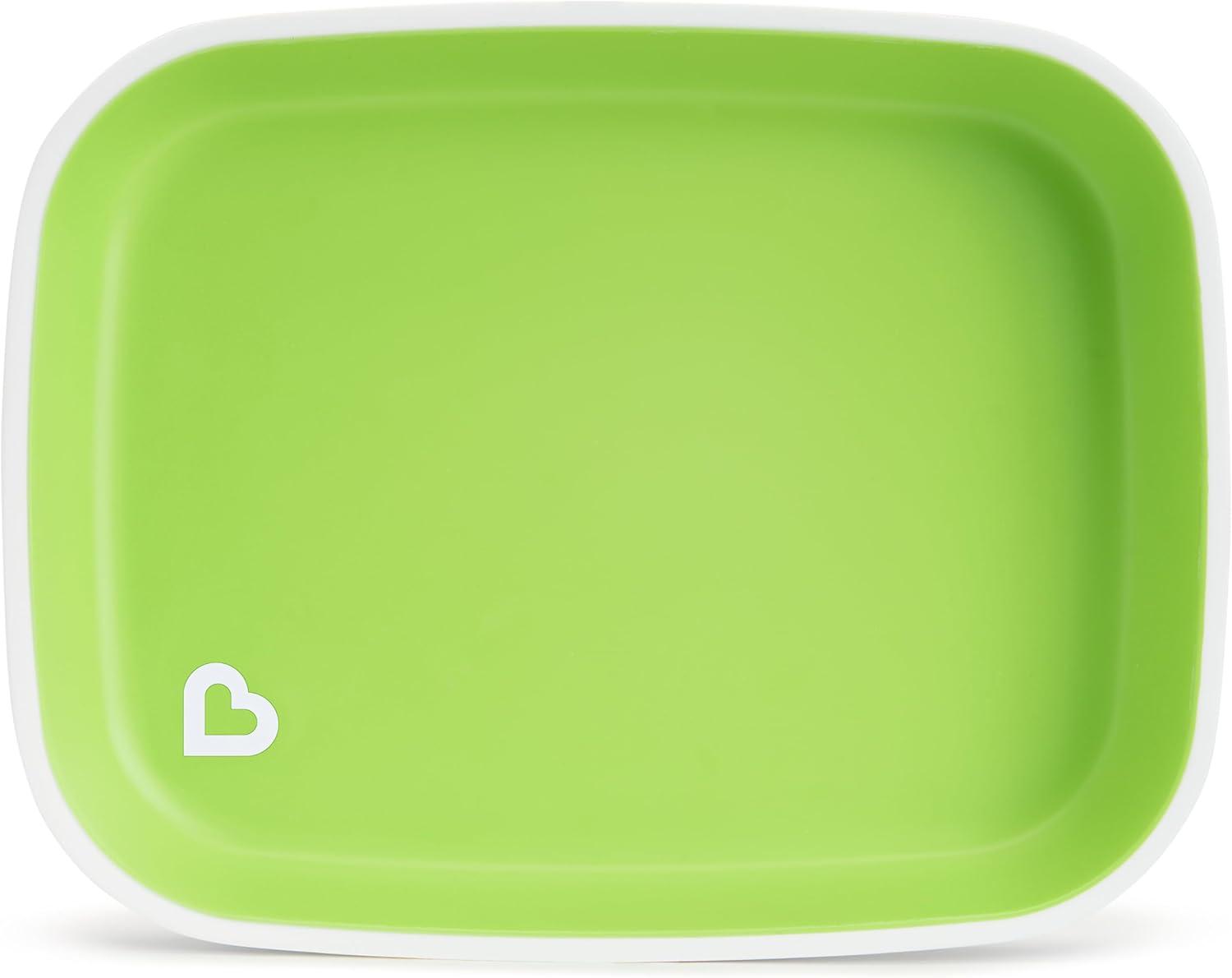 imageMunchkin Splash 4 Piece Toddler Plates BlueGreen4 Pack