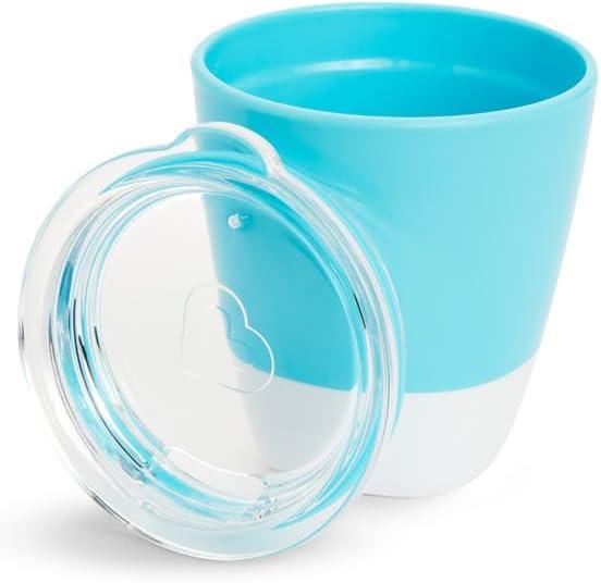 imageMunchkin Splash Open Toddler Cups with Training Lids 7 Ounce Multicolored 4 PackBlue