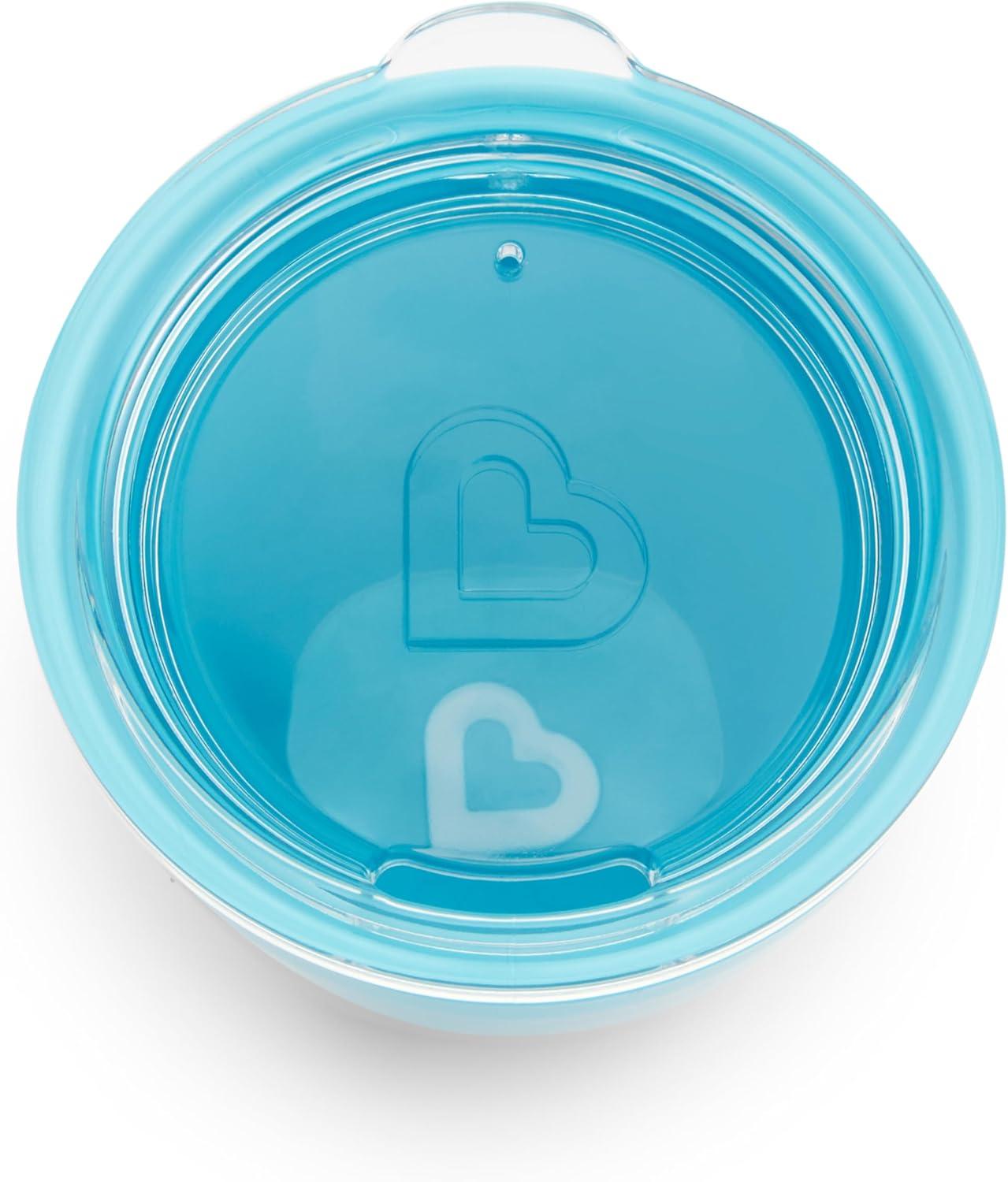 imageMunchkin Splash Open Toddler Cups with Training Lids 7 Ounce Multicolored 4 PackBlueGreen