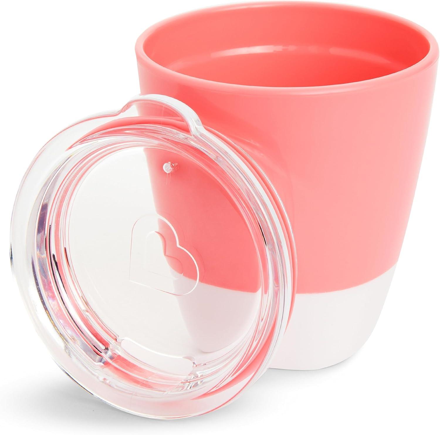 imageMunchkin Splash Open Toddler Cups with Training Lids 7 Ounce Multicolored 4 PackBlueGreenPinkPurple