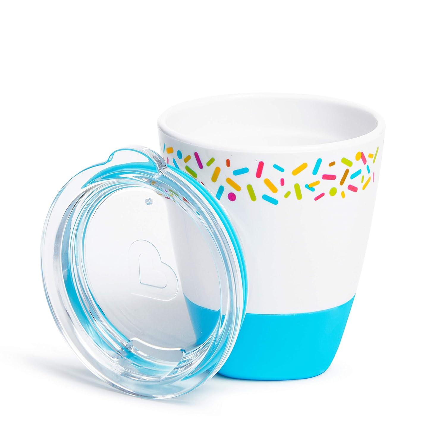 imageMunchkin Splash Toddler Feeding Supplies Set Includes Divided Plate Bowl and Open Cup Blue SprinklesBlue