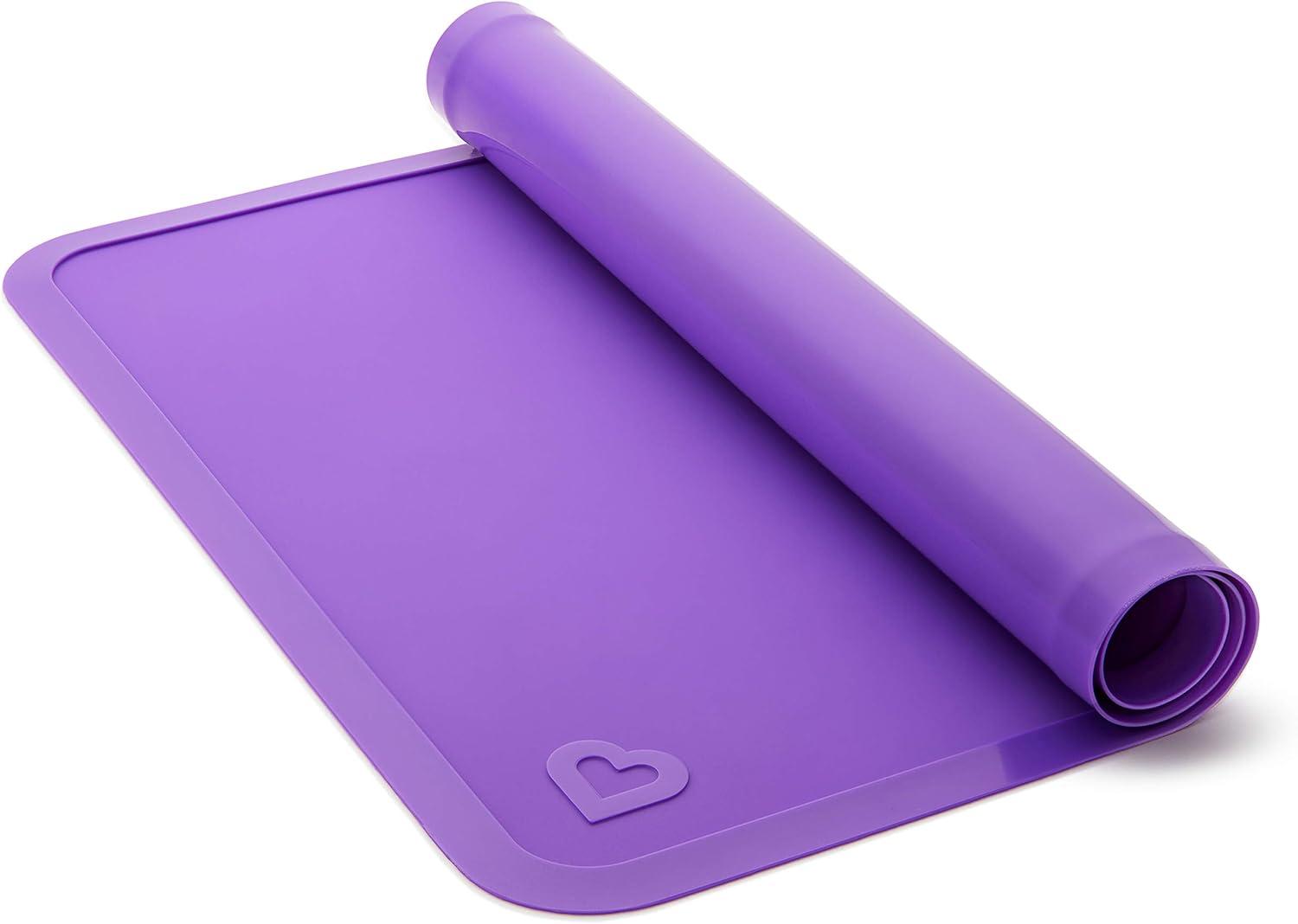 imageMunchkin Spotless Silicone Placemats for Kids 2 Pack BlueGreenLarge