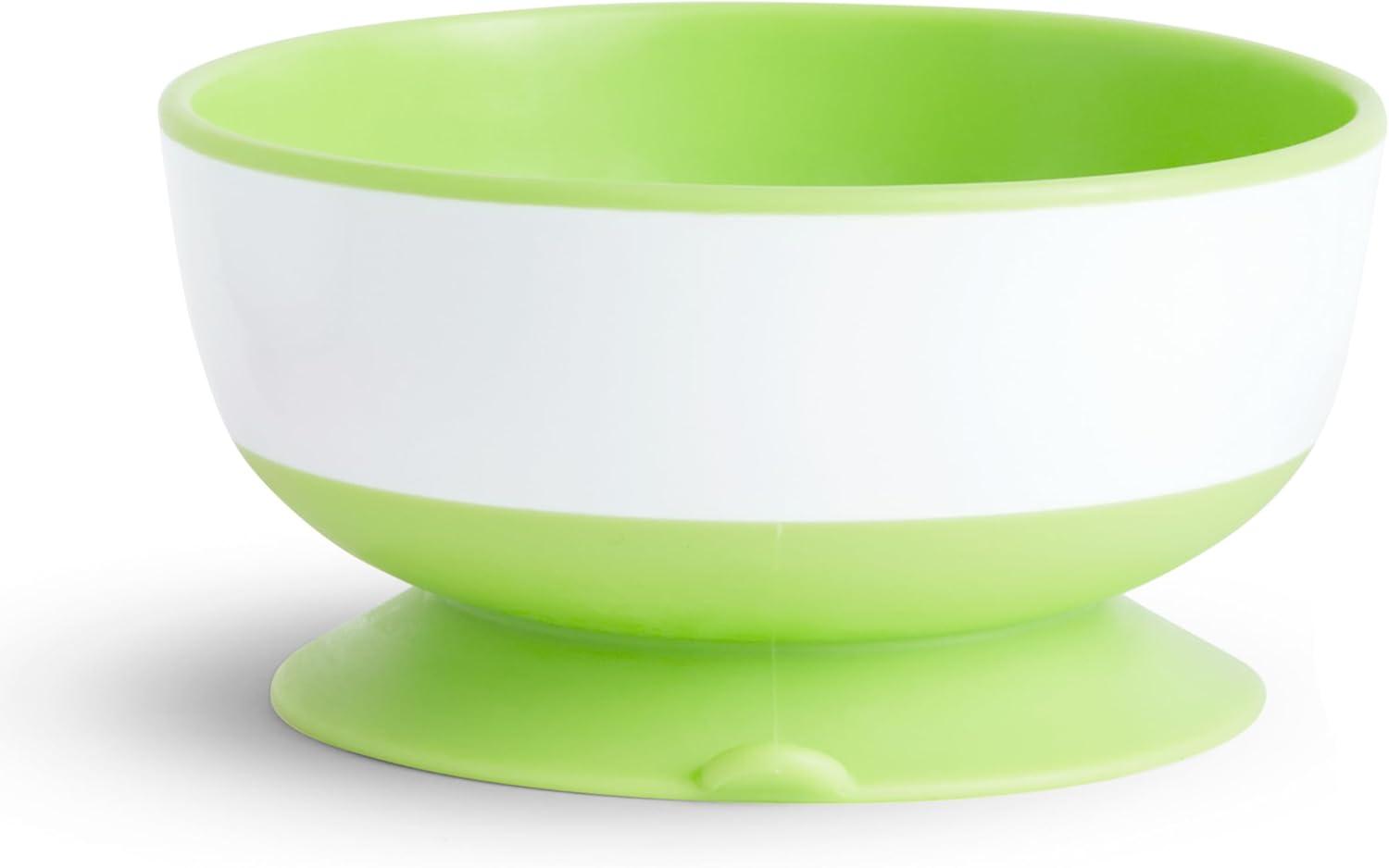 imageMunchkin Stay Put Suction Bowls for Baby and Toddler 3 Pack BlueGreenPurple3 Count Pack of 1