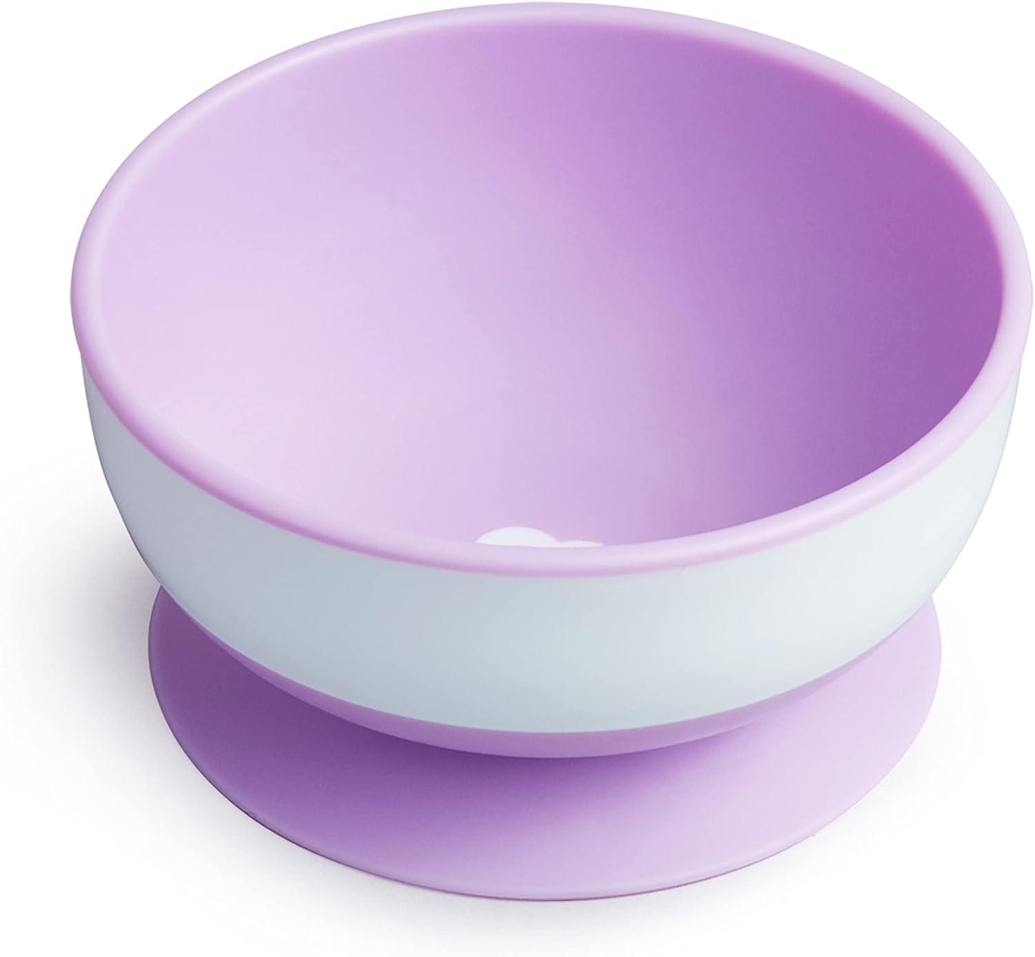 imageMunchkin Stay Put Suction Bowls for Baby and Toddler 3 Pack BlueGreenPurple3 Count Pack of 1