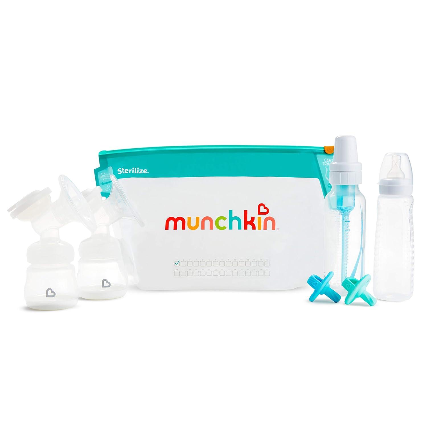 imageMunchkin Sterilize Microwave Bottle Steam Sterilizer Bags 30 Uses per Bag 6 Pack6 Count Pack of 1