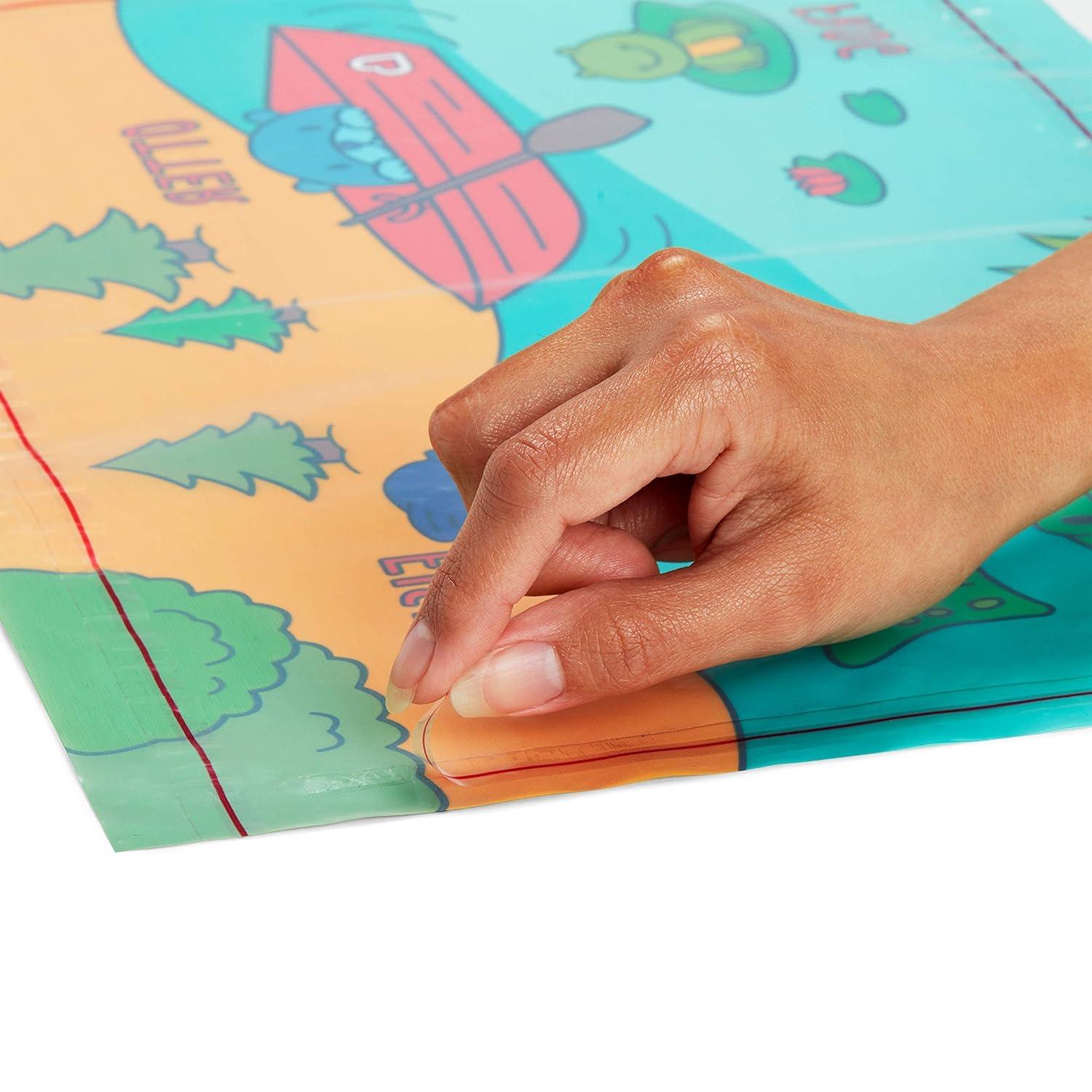 imageMunchkin Story Mat BPA Free Disposable Placemats for Kids 18 Pack 2 Designs