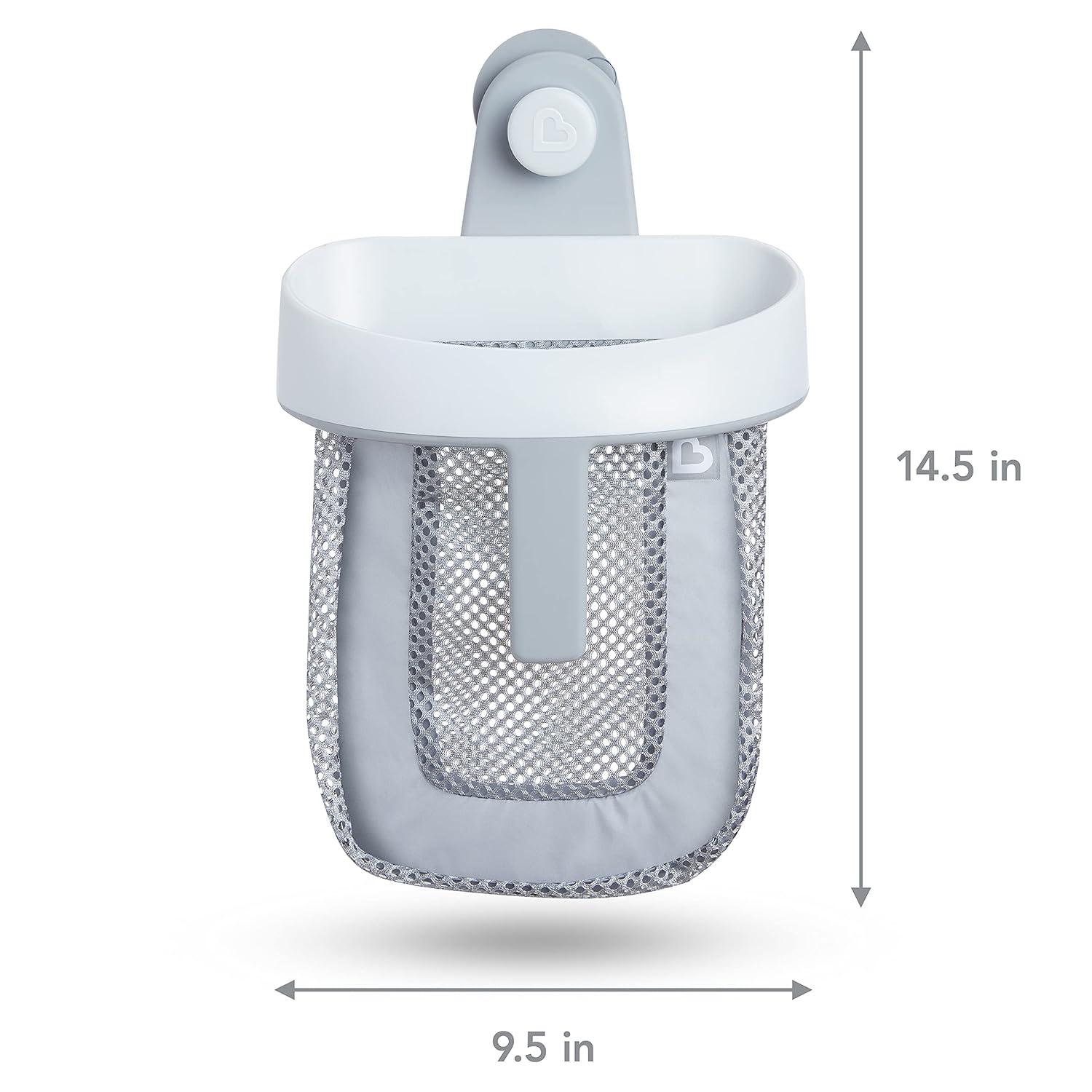imageMunchkin Super Scoop Hanging Bath Toy Storage with Quick Drying Mesh GreyStandard