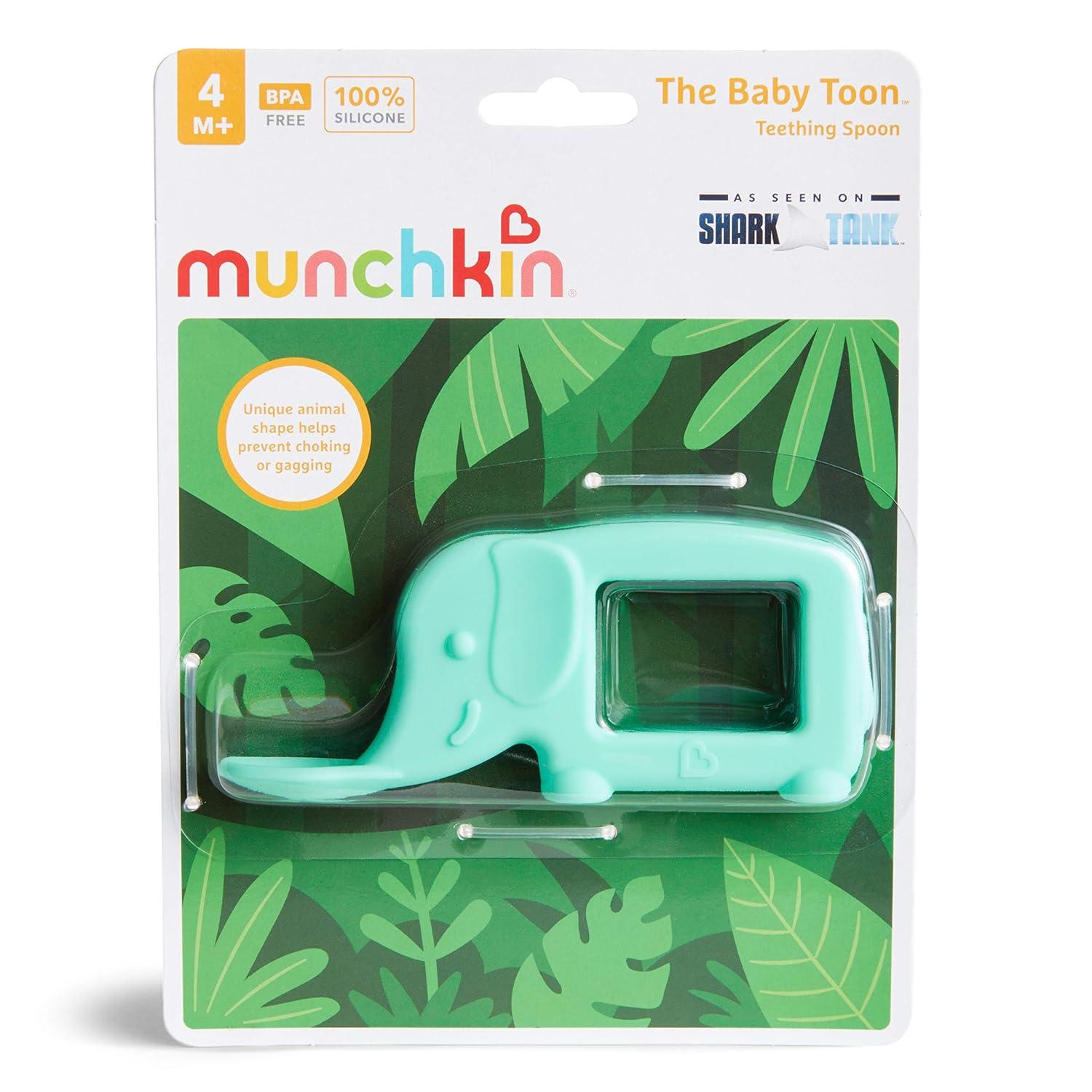 imageMunchkin The Baby Toon Silicone Teether Spoon Alligator As Seen On Shark TankElephant