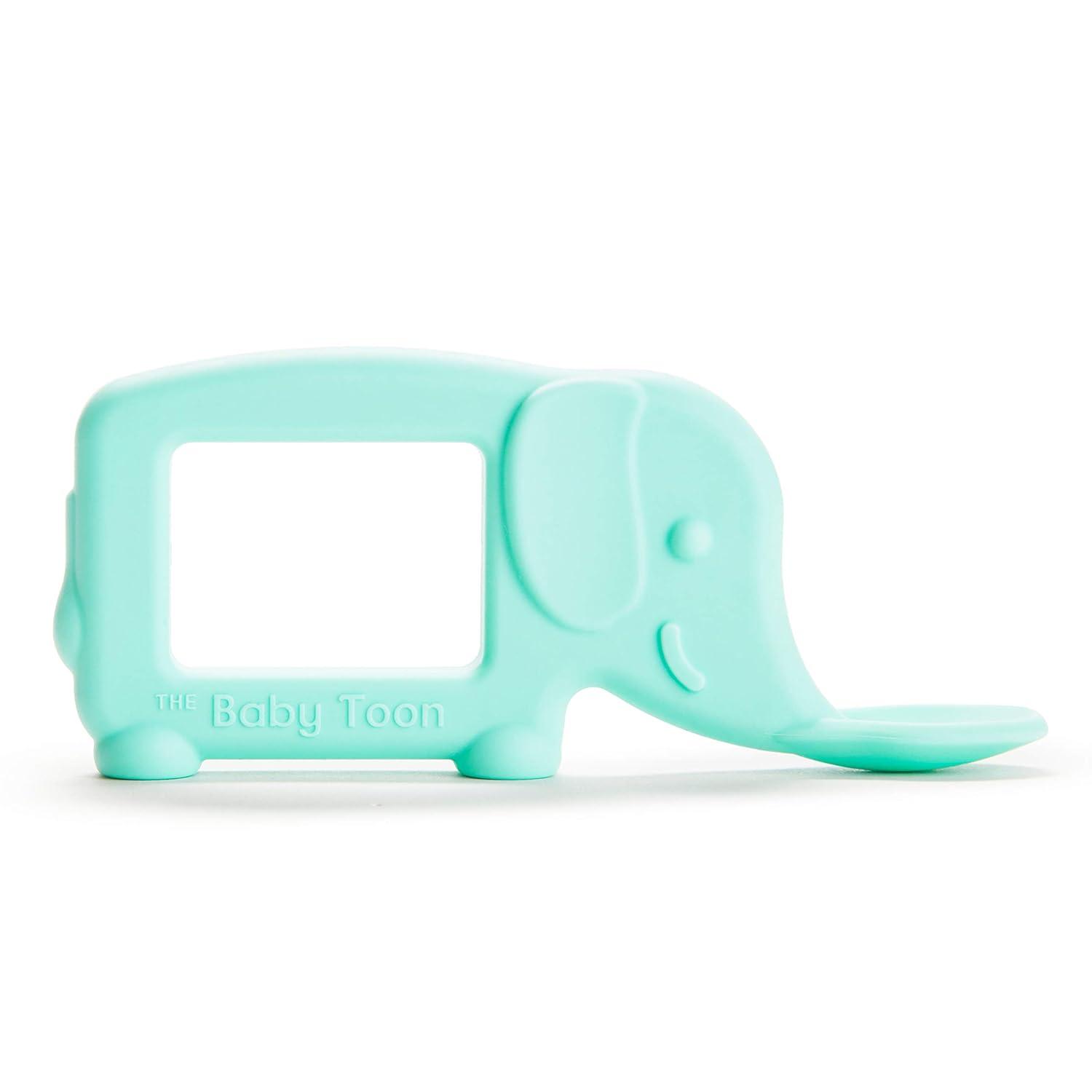 imageMunchkin The Baby Toon Silicone Teether Spoon Alligator As Seen On Shark TankElephant