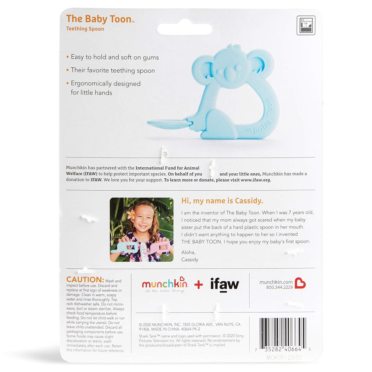imageMunchkin The Baby Toon Silicone Teether Spoon Alligator As Seen On Shark TankKoala