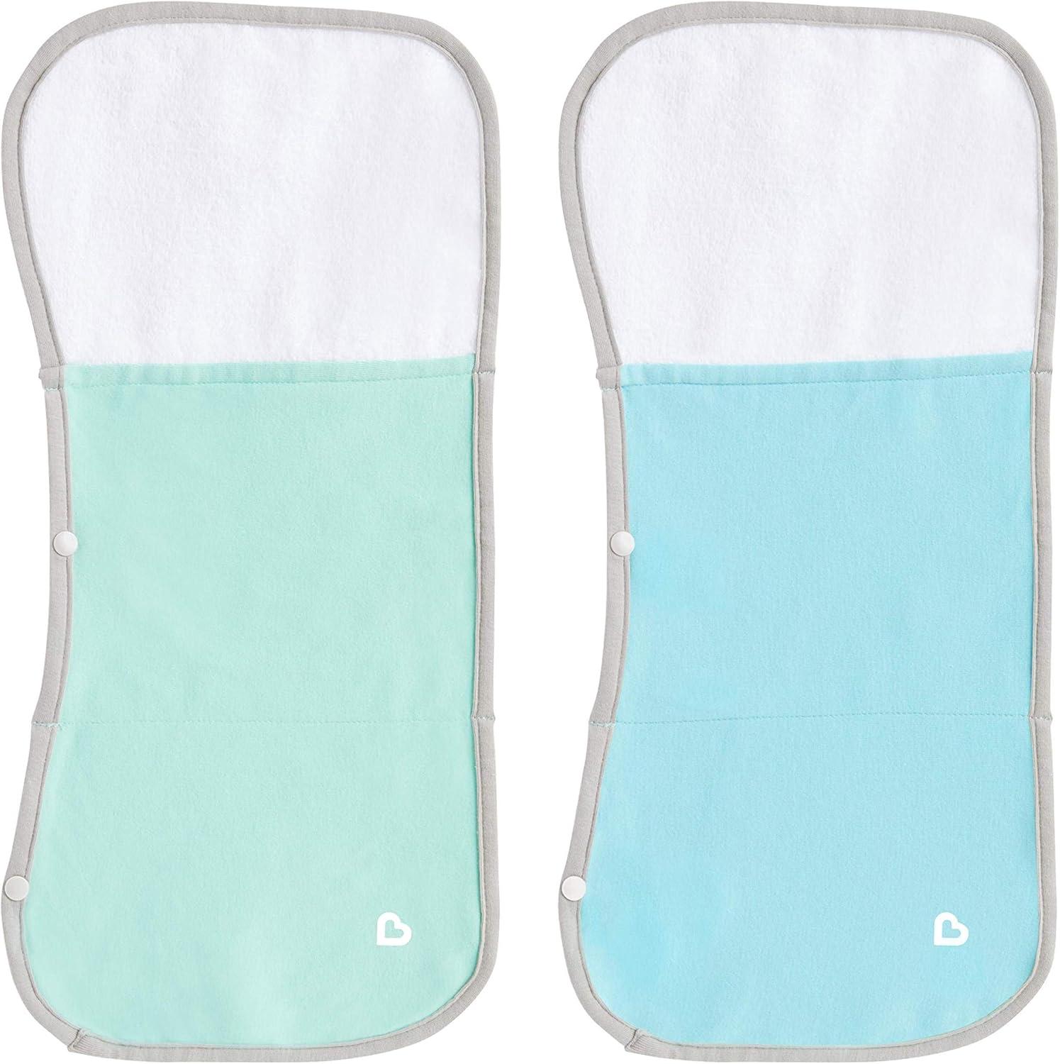 imageMunchkin TheraBurpee Colic ampamp Fever Rescue Kit with Hot ampamp Cold Therapy Burp Cloths2 Piece Set