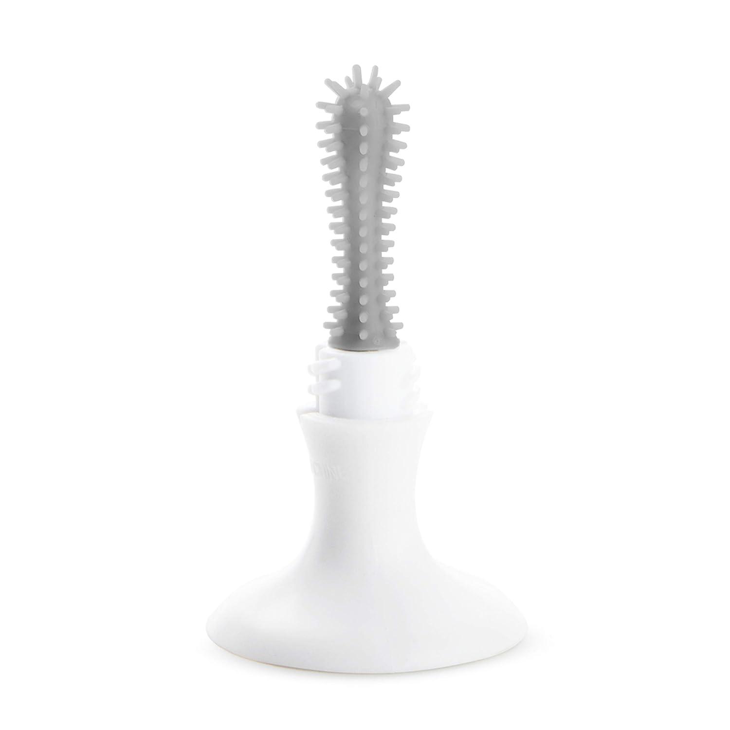 imageMunchkin Tidy Dry Baby Bottle Drying Rack and 2pk Sponge Bottle Brush GreyBottle Brush  Drying Rack