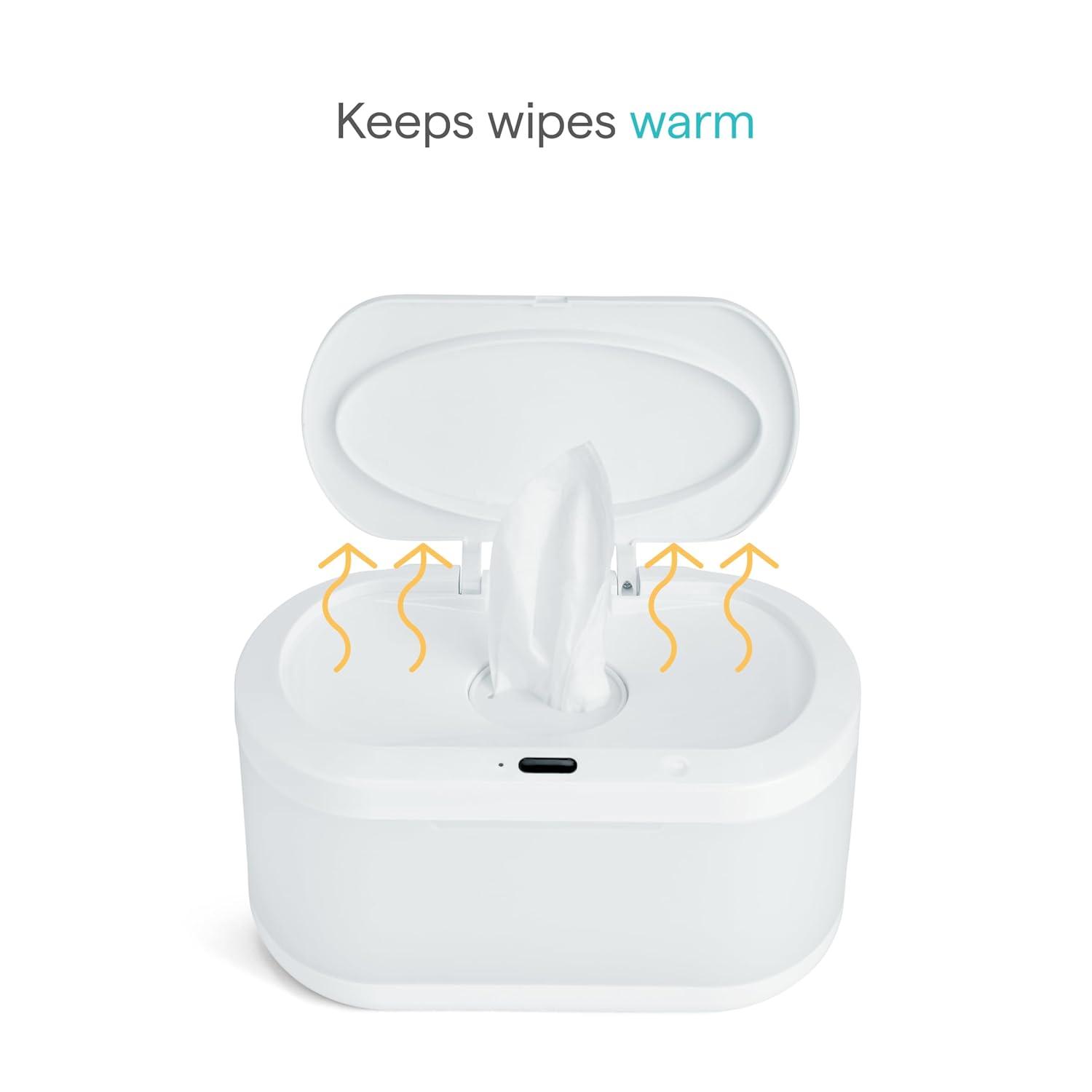 imageMunchkin Touch Free Baby Wipe Warmer with Nightlight ampamp Motion Sensor White