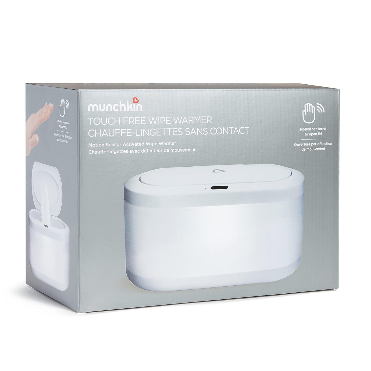 imageMunchkin Touch Free Baby Wipe Warmer with Nightlight ampamp Motion Sensor White