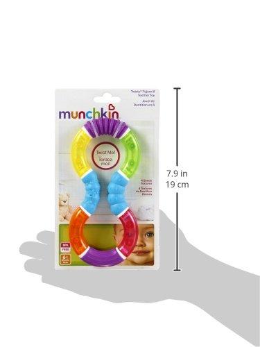imageMunchkin Twisty Figure 8 Baby Teether Toy BPA Free 6 MonthsTeether