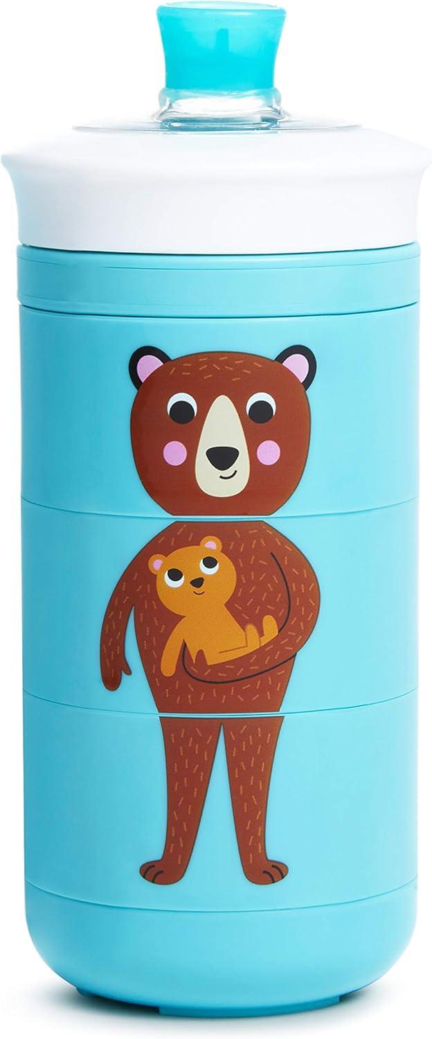 imageMunchkin Twisty Mix ampamp Match Character Sippy Cup 9 Oz BlueBlue Animals