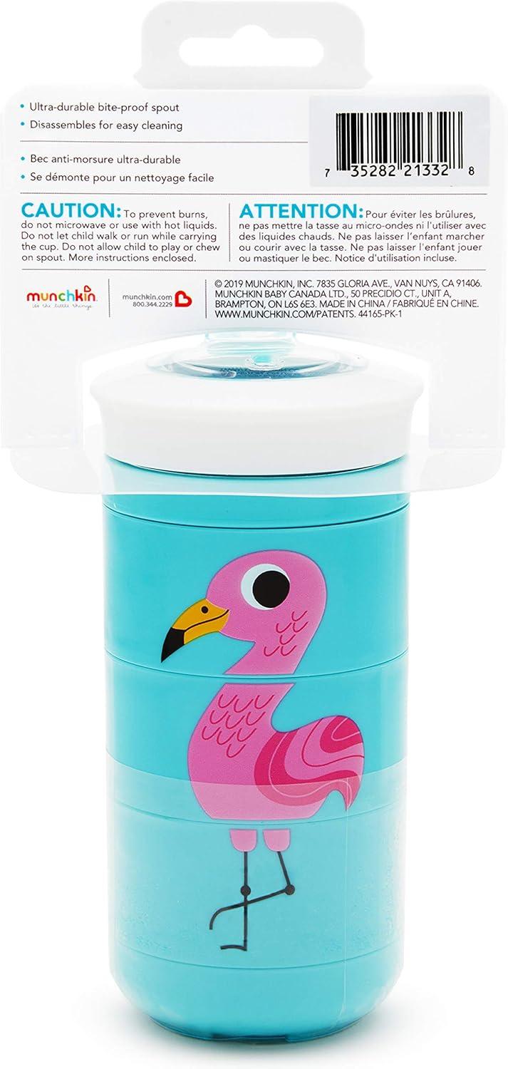 imageMunchkin Twisty Mix ampamp Match Character Sippy Cup 9 Oz BlueBlue Animals