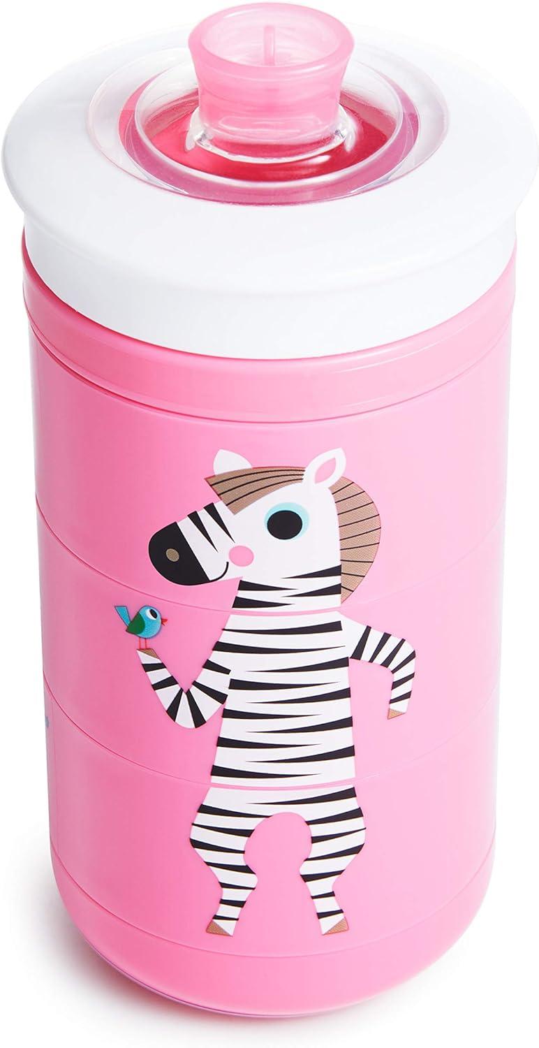 imageMunchkin Twisty Mix ampamp Match Character Sippy Cup 9 Oz BluePink Animals