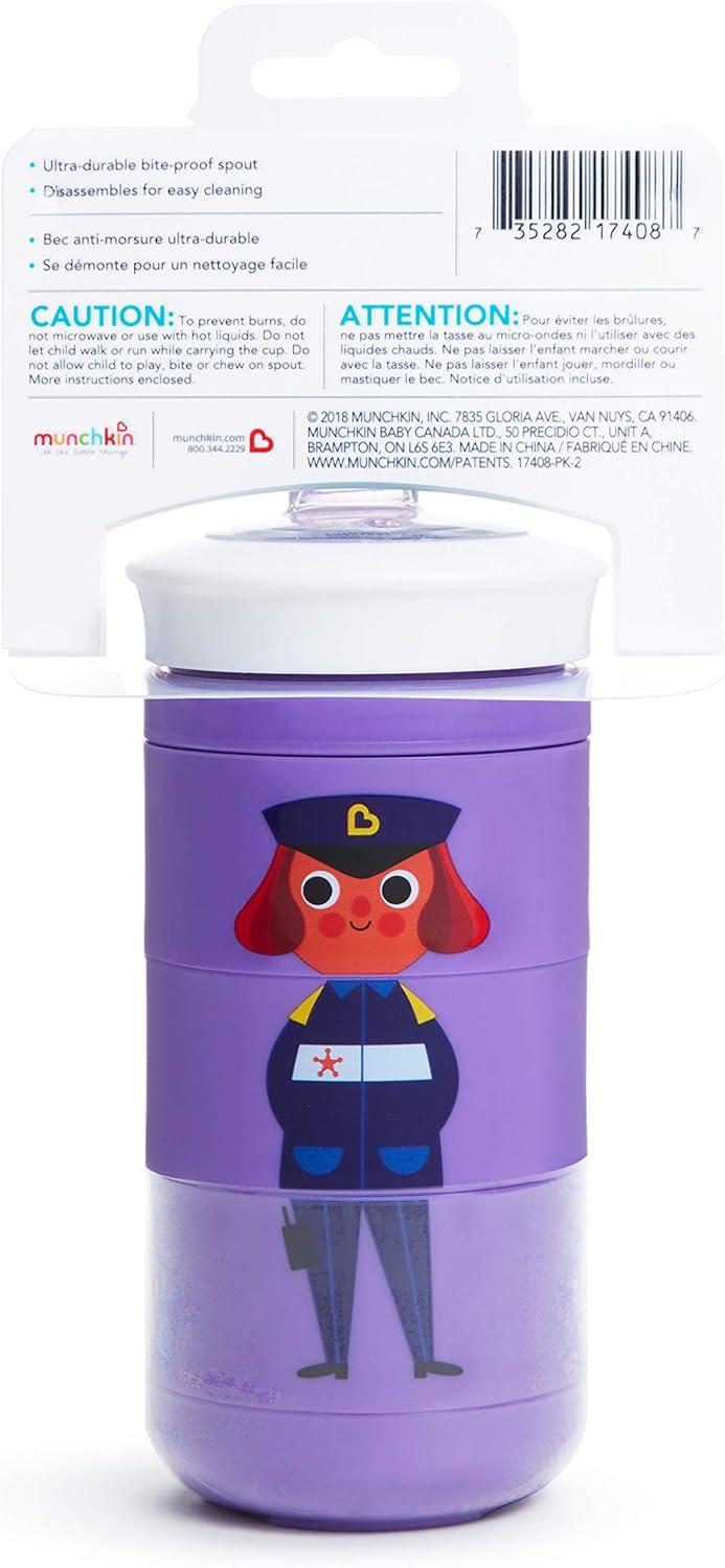 imageMunchkin Twisty Mix ampamp Match Character Sippy Cup 9 Oz BluePurple Characters