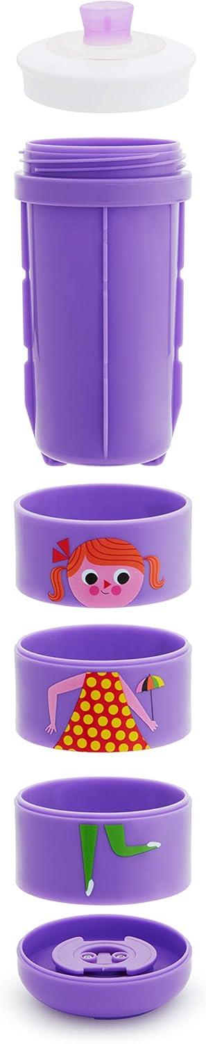 imageMunchkin Twisty Mix ampamp Match Character Sippy Cup 9 Oz BluePurple Characters