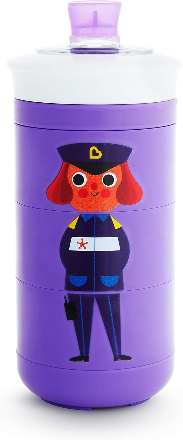 imageMunchkin Twisty Mix ampamp Match Character Sippy Cup 9 Oz BluePurple Characters