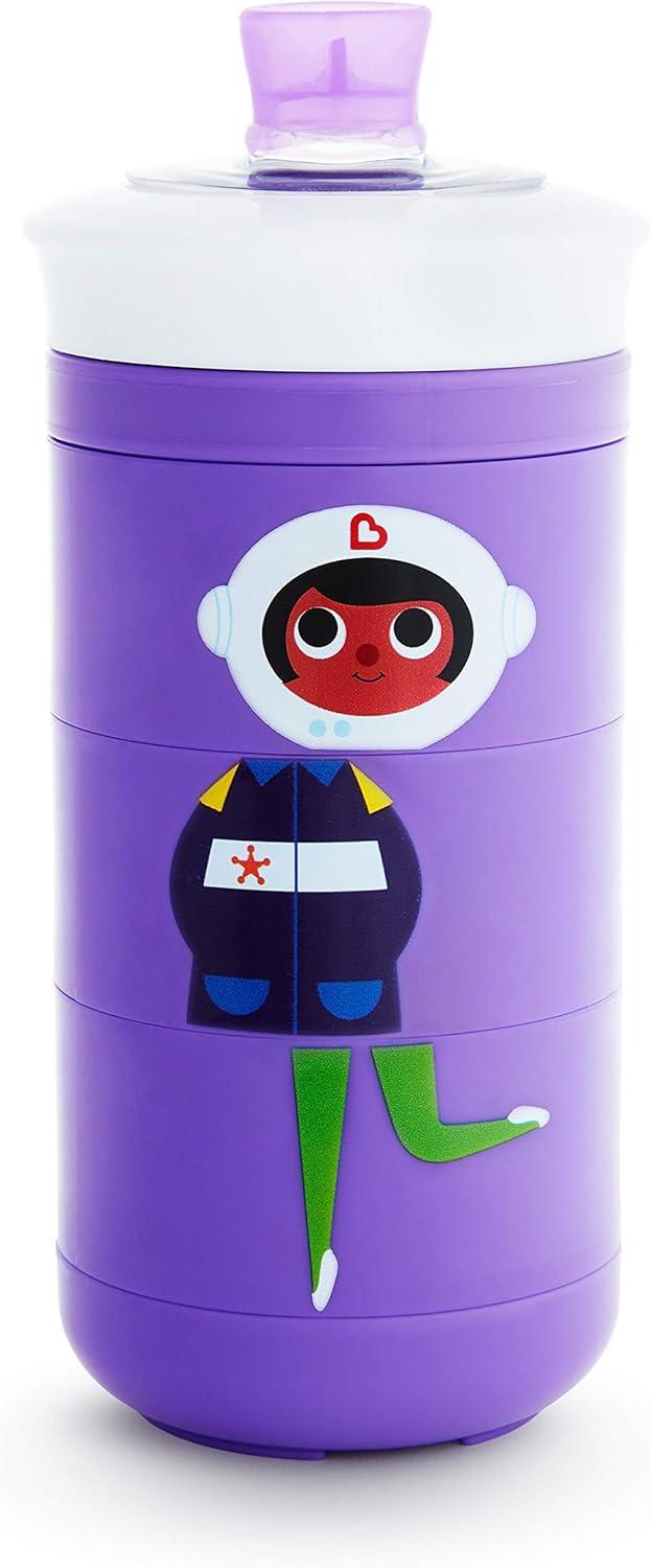 imageMunchkin Twisty Mix ampamp Match Character Sippy Cup 9 Oz BluePurple Characters