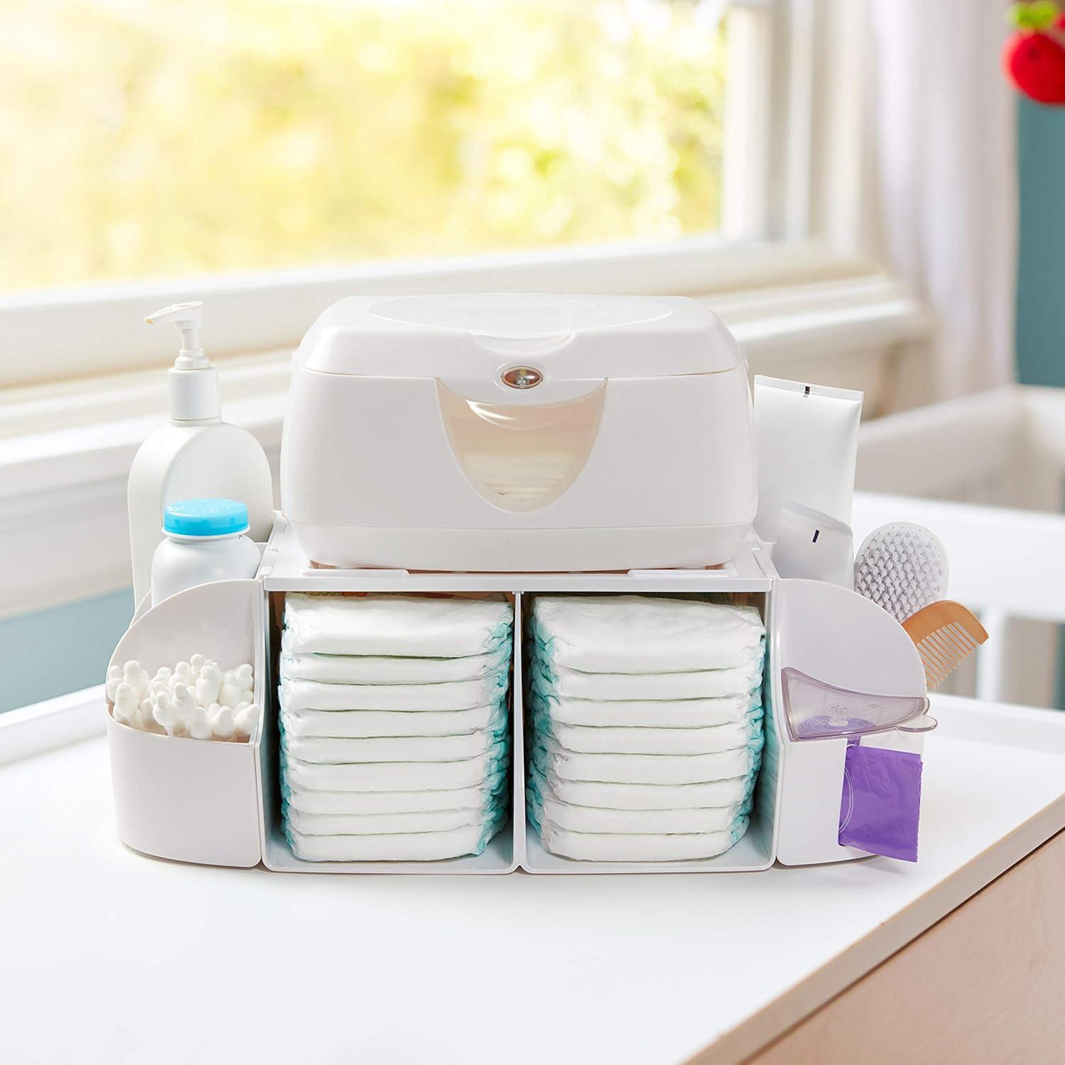 imageMunchkin Warm Glow Baby Wipe Warmer and Diaper Change Organizer with StorageWipe Warmer  Organizer
