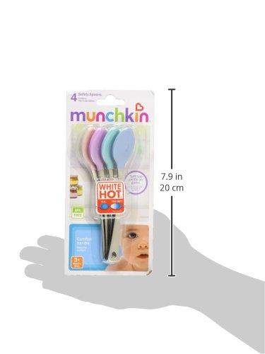 imageMunchkin White Hot Safety Baby Spoons 4 PackColors May Vary