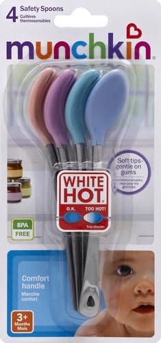 imageMunchkin White Hot Safety Baby Spoons 4 PackColors May Vary
