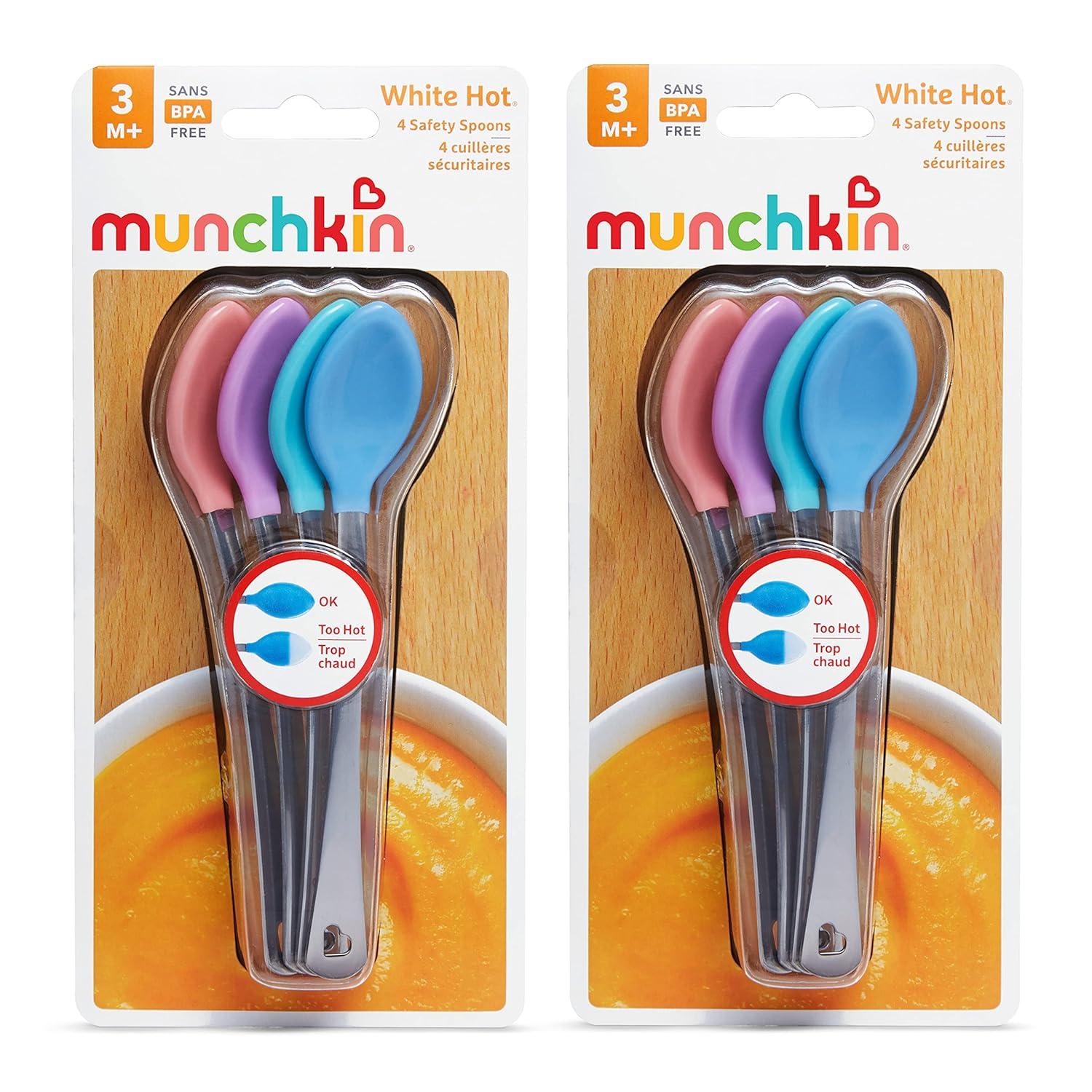 imageMunchkin White Hot Safety Baby Spoons 4 PackMulticolor