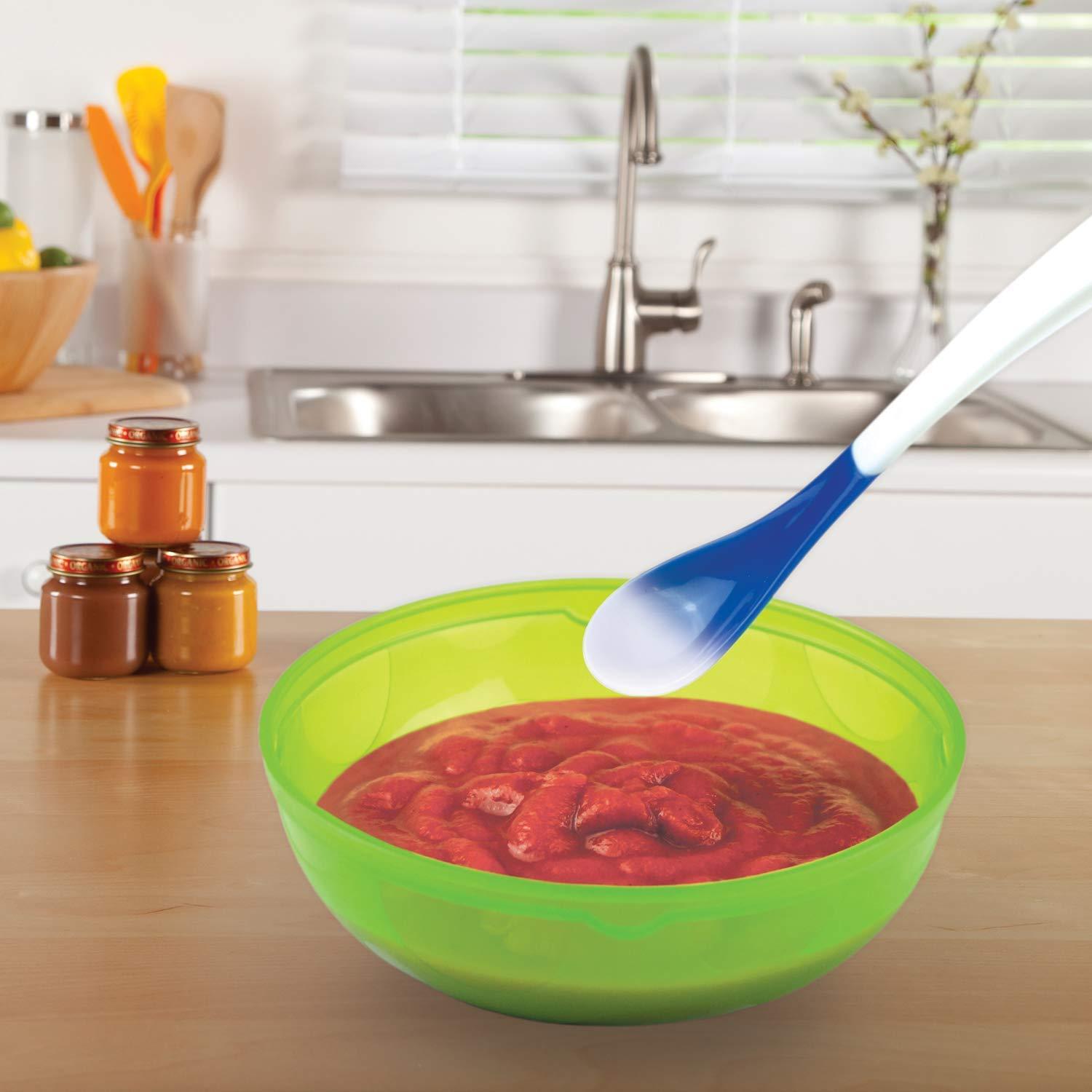 imageMunchkin White Hot Safety Baby Spoons BPA Free 4 Pack Polypropylene