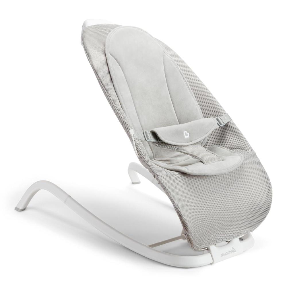 imageMunchkin Electric Baby Bouncer ampamp Rocker with Digital Touch Display Soothing Sounds ampamp 3 Recline Positions  Automatic Bouncing ampamp Rocking GreyElectric BouncerRocker